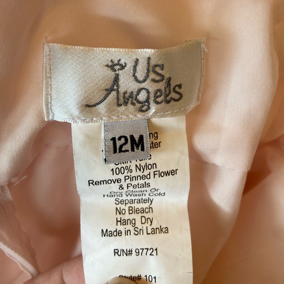 Us Angels - Ballerina, Flower girl dress, in Blush colour. Size 12 months. - Picture 8 of 9